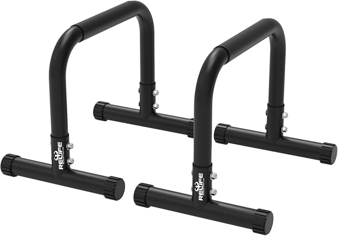 RELIFE REBUILD YOUR LIFE Dip Bars Stands Fitness Home Training Parallel Equalizer Bars Calisthenics Station Adjustable