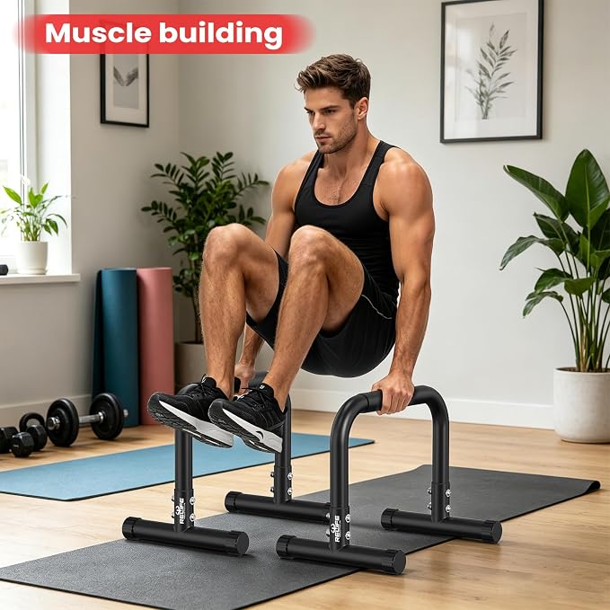 RELIFE REBUILD YOUR LIFE Dip Bars Stands Fitness Home Training Parallel Equalizer Bars Calisthenics Station Adjustable